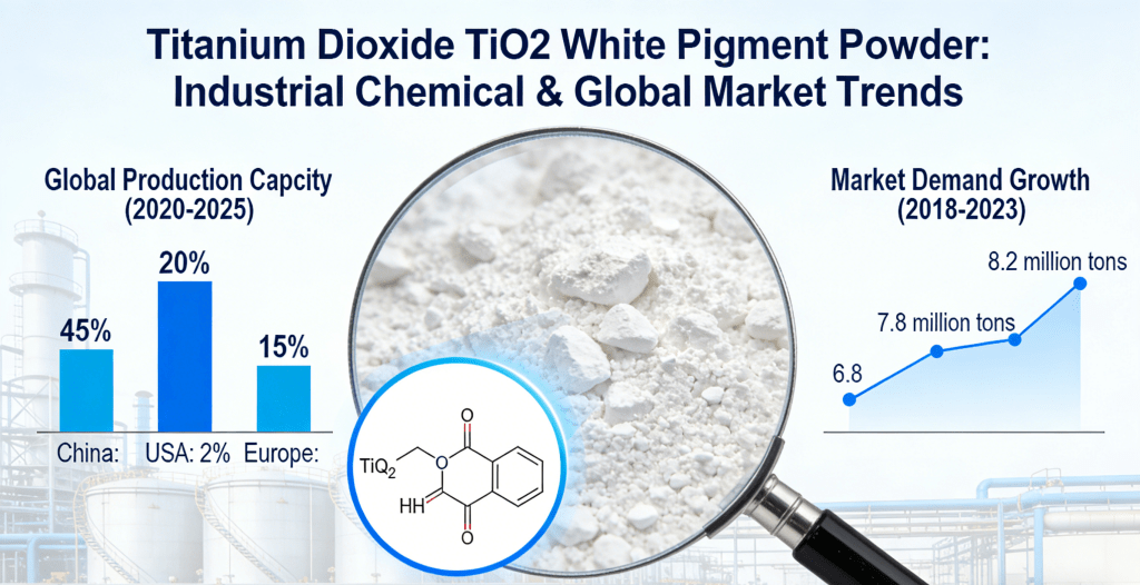 Titanium Dioxide TiO2 white pigment powder industrial chemical global market trend