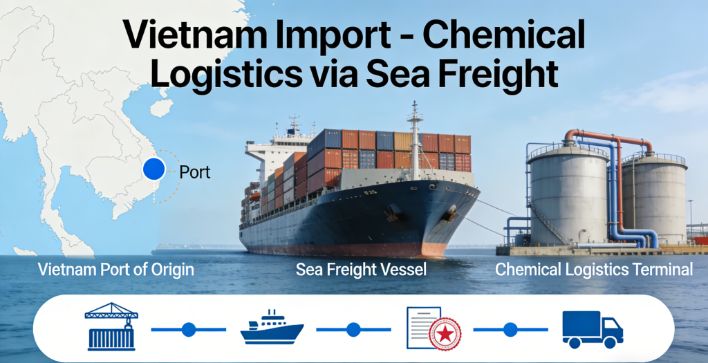 Vietnam import sea freight chemical logistics